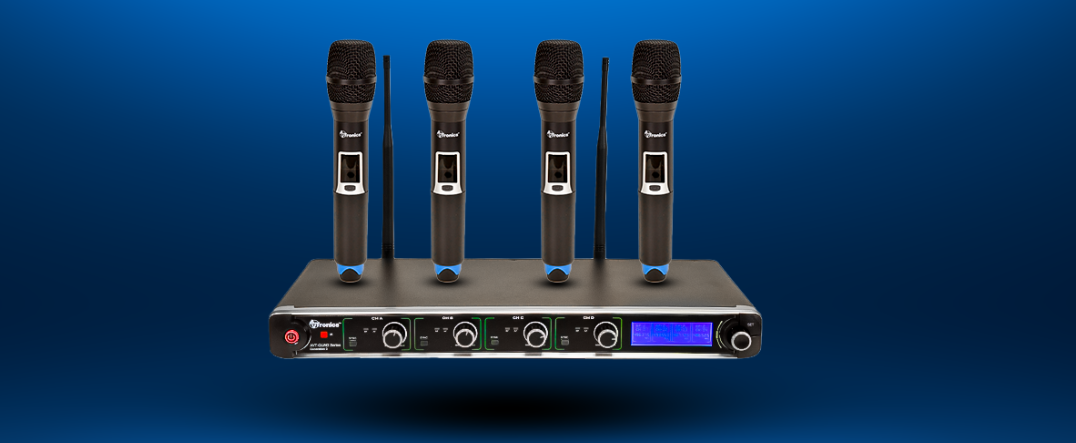 Professional 200 Channel UHF Wireless Mic Systems from AVTronics