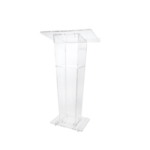 Modern Vail Acrylic Podium – High-Quality Stand for Lectures Kingdom