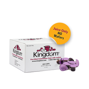 Kingdom Prefilled Communion Cups - Juice Only - Box of 500
