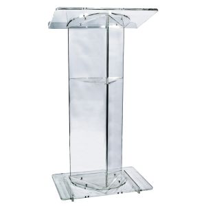 Kingdom Credence Pulpit V-Style Acrylic Church Podium