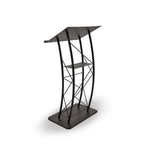 Black Metal Pulpit, Alexander Pulpit Sleek Design for Modern Spaces Kingdom