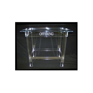 Metal Stand with Acrylic Offering Box