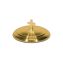 Communion Bread Plate Cover - Brasstone Stainless Steel - 6.5 Inch