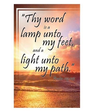 Thy Word is a Lamp Bulletins - Pack of 50