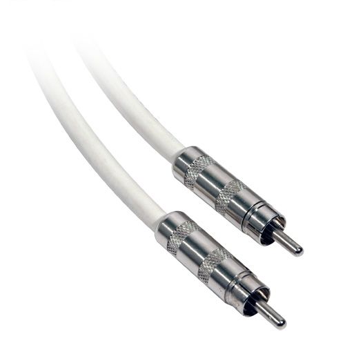 Rapco Composite White Video Cable RCA 100 Foot