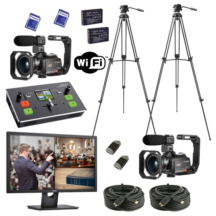 2 CAM STREAMING & SWITCHING PKG W ACCESSORIES