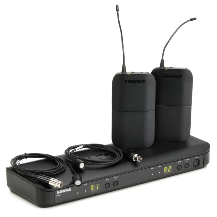 Shure BLX Wireless System Dual PG85 Lapel Mics Kingdom