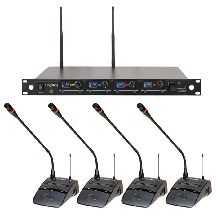 Kingdom V5 4 Podium Wireless Mic System