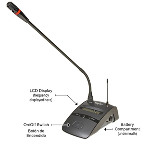 1000 Channel 4 Microphone System Page